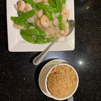 Jade China - Fried rice with shrimp and snow peas. - Chinese Near Me - Murrieta, California Jade China - Fried rice with shrimp and snow peas. - Chinese Near Me - Murrieta, California