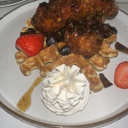 Crispy Chicken And Bacon Waffles