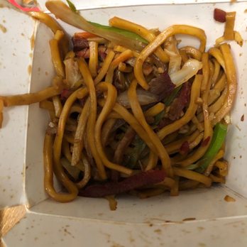 Best Wok - Pork Lo Mein  All the Food is Delicious - Chinese Near Me - La Marque, Texas