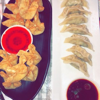 Brothers Noodles - 4. Crab Puff pork and 27. Cabbage and Pork Dumplings - Chinese Near Me - Tucson, Arizona Brothers Noodles - 4. Crab Puff pork and 27. Cabbage and Pork Dumplings - Chinese Near Me - Tucson, Arizona
