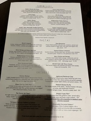 Menu photo 1 Sophia's Columbia, MO Menu photo 1 Sophia's Columbia, MO