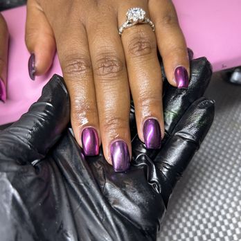 The Polish Pub - Purple Chrome Nails - Nail Salons Near Me - Philadelphia, Pennsylvania The Polish Pub - Purple Chrome Nails - Nail Salons Near Me - Philadelphia, Pennsylvania