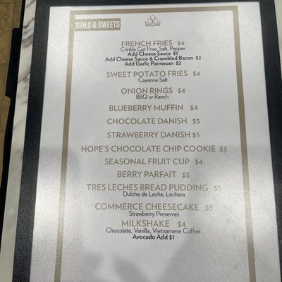 Menu photo 2 The Commerce Casino & Hotel Commerce, CA Menu photo 2 The Commerce Casino & Hotel Commerce, CA