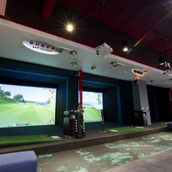 Olympic Golf Zone - Seven sponsored golf hitting bays. Try out the newest clubs from Callaway, Taylormade, Titleist, Honma, PRGR, Yamaha and ONOFF.