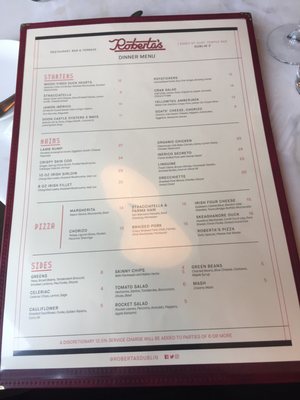 Menu photo 5 Roberta's Dublin, D