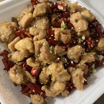Tian Tian Noodles - 15. Sichuan Style Dry-Fried Chicken with Hot Chilies - Noodles Near Me - Redmond, Washington