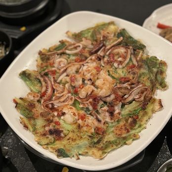 Origin Korean BBQ - Seafood Pancake - Korean Near Me - Los Angeles, California Origin Korean BBQ - Seafood Pancake - Korean Near Me - Los Angeles, California