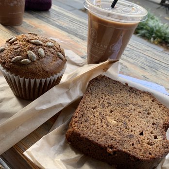 Slipstream - Maple pumpkin muffin, banana bread, iced mocha. - Coffee & Tea Near Me - Washington, DC, District of Columbia Slipstream - Maple pumpkin muffin, banana bread, iced mocha. - Coffee & Tea Near Me - Washington, DC, District of Columbia