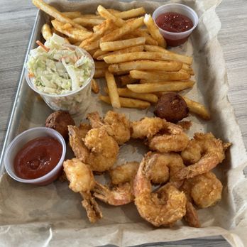 Southern Coast Seafood - Fried Shrimp Platter - Seafood Near Me - Jacksonville, Florida