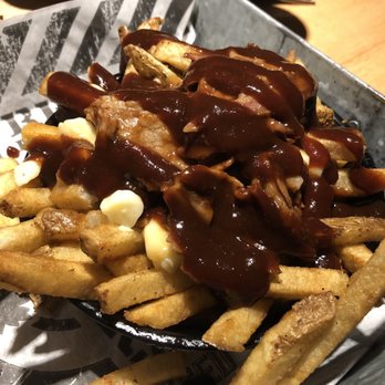 The Works - NOT poutine... embarrassing to call this a poutine... the 2 sauce/gravy does not work well at all - Burgers Near Me - Kitchener, Ontario The Works - NOT poutine... embarrassing to call this a poutine... the 2 sauce/gravy does not work well at all - Burgers Near Me - Kitchener, Ontario