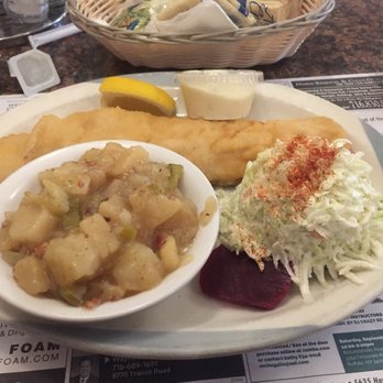 McPartlan's Corner - Fish fry with German potato salad - New American Near Me - Buffalo, New York