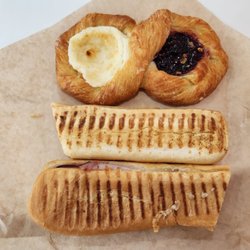 Parisian Sandwich, Custard & Jam Danish