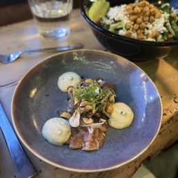 Smoked trout with wasabi mayo