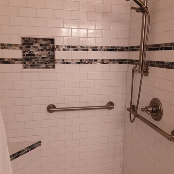 Reedy Plumbing - Grab bars and Delta hardware in new shower - Plumbing Near Me - Wimauma, Florida