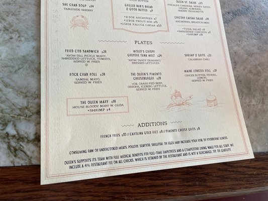 Menu photo 4 Queen's Raw Bar & Grill Los Angeles, CA Menu photo 4 Queen's Raw Bar & Grill Los Angeles, CA