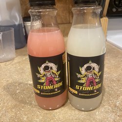 Lifted Shop & Cafe - Left: Guava Right: Classic (Lemonade) I guess...