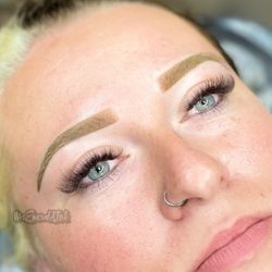 The Emerald Ink Parlor - Blonde Ombré Brows.