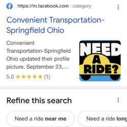 NEED A RIDE  Convenient transportation  - Need a ride