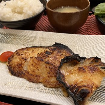 Teishoku - Broiled Butterfish Misoyaki set. - Japanese Near Me - Honolulu, Hawaii Teishoku - Broiled Butterfish Misoyaki set. - Japanese Near Me - Honolulu, Hawaii