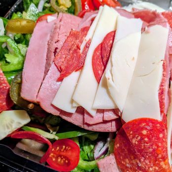 Tuscan Pizza Crust - Antipasto garden salad. Generous and fresh! - Chicken Wings Near Me - Buffalo, New York