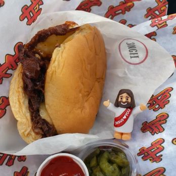 Heavy Handed - Single with a side of B&B pickles - American Near Me - Santa Monica, California Heavy Handed - Single with a side of B&B pickles - American Near Me - Santa Monica, California