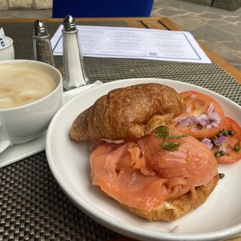 Ostra - Smoked Salmon Croissant - New American Near Me - San Antonio, Texas