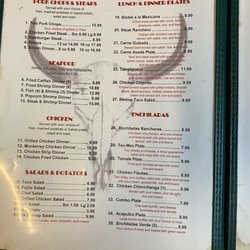 Casa Carrasco Bar & Grill - Menu 7/21