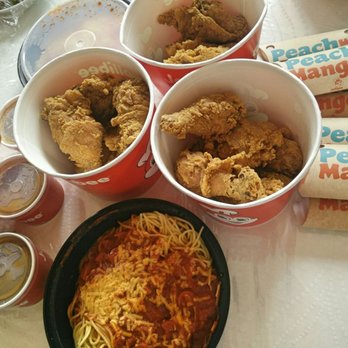 Jollibee - Full spread! Mix of regular and spicy. Spicy wasn't really spicy:( - Fast Food Near Me - Scarborough, Alberta Jollibee - Full spread! Mix of regular and spicy. Spicy wasn't really spicy:( - Fast Food Near Me - Scarborough, Alberta