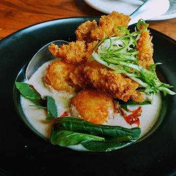 Temsib Eatery & Bar - Crunchy Crab w/ arancini and coconut curry sauce. - Thai Near Me - Bellevue, Washington Temsib Eatery & Bar - Crunchy Crab w/ arancini and coconut curry sauce. - Thai Near Me - Bellevue, Washington