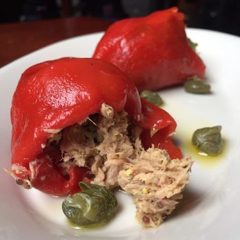 Olympia Wine Bar - Italian tuna with capers in pequillo peppers - Bars Near Me - Brooklyn, New York Olympia Wine Bar - Italian tuna with capers in pequillo peppers - Bars Near Me - Brooklyn, New York