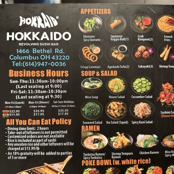 Hokkaido Revolving Sushi - Sushi Bars Near Me - Columbus, Ohio Hokkaido Revolving Sushi - Sushi Bars Near Me - Columbus, Ohio