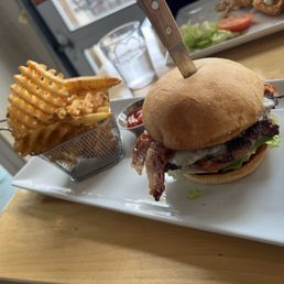 Wagyu Bacon and Brie Burger