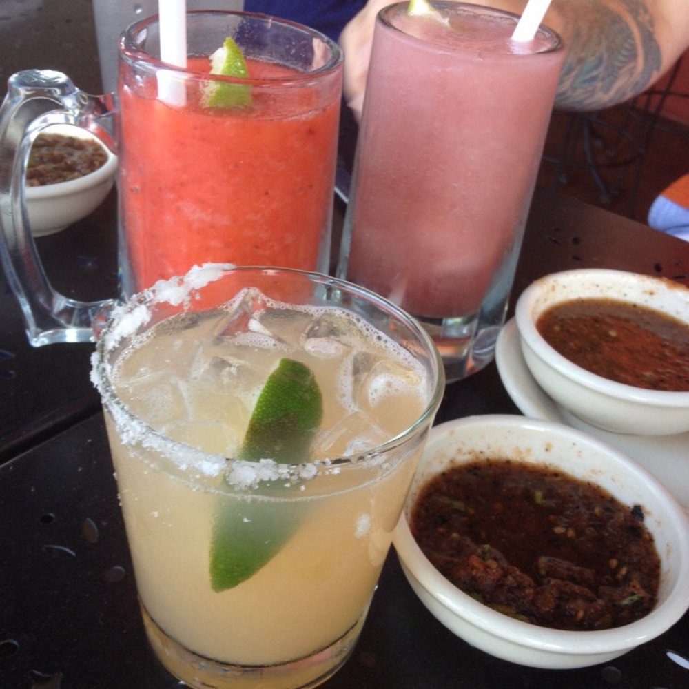 Uncle Julio's - Margaritas. Front is skinny and back is strawberry and raspberry frozen - Mexican Near Me - Lombard, Illinois Uncle Julio's - Margaritas. Front is skinny and back is strawberry and raspberry frozen - Mexican Near Me - Lombard, Illinois