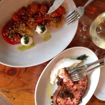 Mindy's Bakery - Heirloom tomatoes (on the left) and burrata.. A little pricy but definitely worse to try! - Desserts Near Me - Chicago, Illinois Mindy's Bakery - Heirloom tomatoes (on the left) and burrata.. A little pricy but definitely worse to try! - Desserts Near Me - Chicago, Illinois