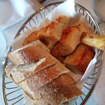 Cafe Baci - Wheat bread (no, thanks) and pizza bread (yassss) - Italian Near Me - Westbury, New York