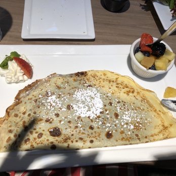 Del Ray Cafe - Nutella Crepe with powdered sugar - French Near Me - Alexandria, Virginia