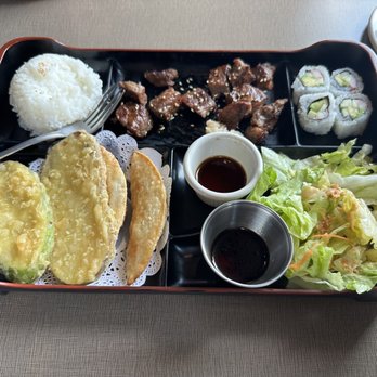 Sushi Factory - New York Strip Steak BENTO box - Japanese Near Me - Columbus, Ohio Sushi Factory - New York Strip Steak BENTO box - Japanese Near Me - Columbus, Ohio