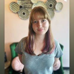 Adorned Beauty Parlor - New bangs and a pop of color can transform your look easily!