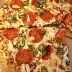 Pizza Hut - Pineapple jalapeño and pepperoni