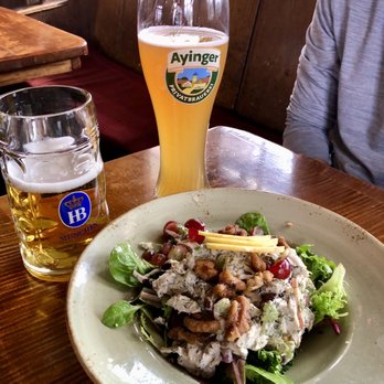 Yodler Restaurant & Bar - Creamy Waldorf chicken salad - Pubs Near Me - Mammoth Lakes, California