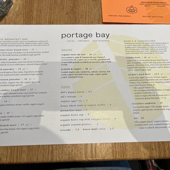 Portage Bay Cafe - 65th - Their menu as of October 29th, 2022 - Breakfast & Brunch Near Me - Seattle, Washington Portage Bay Cafe - 65th - Their menu as of October 29th, 2022 - Breakfast & Brunch Near Me - Seattle, Washington