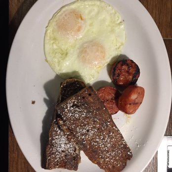 Slappy Cakes - The banana bread French toast with Portuguese sausage was excellent! - Breakfast & Brunch Near Me - Lahaina, Hawaii