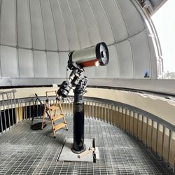 WVU Planetarium and Observatory - Rooftop telescope