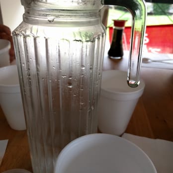 RAWR Sushi - How they serve water. Doesn't taste like sink water. - Sushi Bars Near Me - Springfield, Virginia