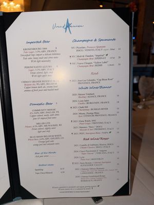 Menu photo 1 Avanti Restaurant Dallas, TX