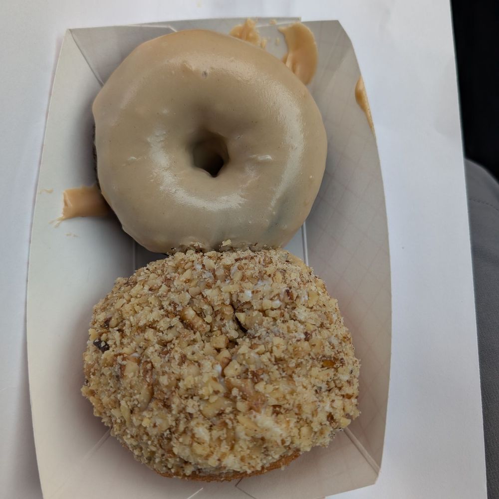 Valencia Donuts - Chocolate with Peanut Butter Icing. Vanilla with Crumbles. - Donuts Near Me - Valencia, Pennsylvania Valencia Donuts - Chocolate with Peanut Butter Icing. Vanilla with Crumbles. - Donuts Near Me - Valencia, Pennsylvania