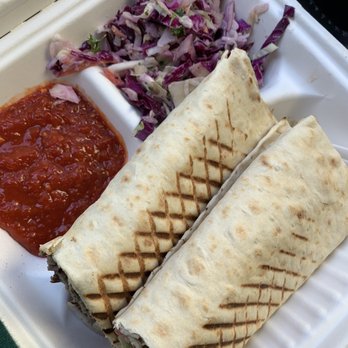 Falafel Boy - Lamb and Beef Shawerma Wrap - Falafel Near Me - Oakland, California