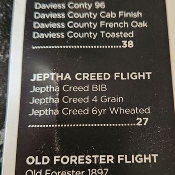 Corner - Bourbon flights - Salad Near Me - Louisville, Kentucky