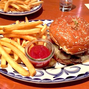 Cindy's Rooftop - part of their secret menu after 10:30pm; cheeseburger & fries - New American Near Me - Chicago, Illinois