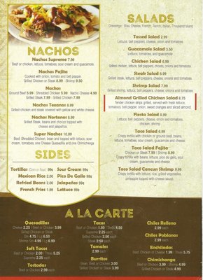 Menu photo 4 San Marcos Mexican Restaurant Paris, IL Menu photo 4 San Marcos Mexican Restaurant Paris, IL